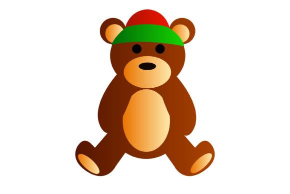 Bear Christmas Icon Gradient