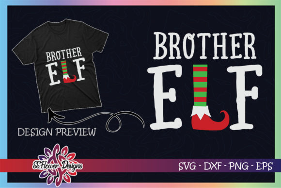 Brother ELF Christmas T-Shirt Design