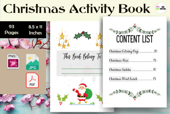 Christmas Activity Book 3 - Kdp Interiors
