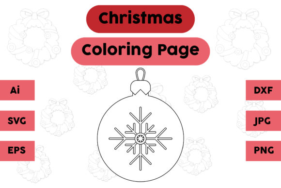 Christmas Coloring Page - Decoration 18