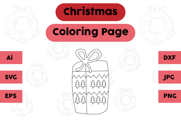 Christmas Coloring Page - Gift 14