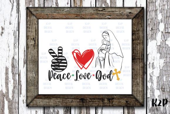 Peace Love God Christmas Crafts