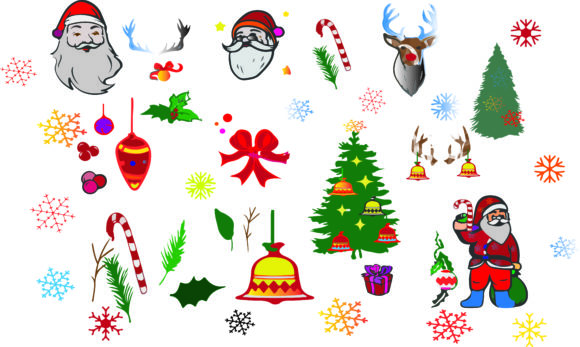 Winter Ornament Graphic Template for Seasonal Design